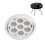 Silikonform, rund, stor, 10 tommer, solid, fleksibel 1