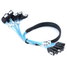 SAS4.0RAID-kabel 6-naar-6 SATA 7-pins 50 cm