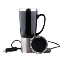 Electric Kettle Stainless Steel Black Portable 1L