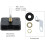 Kit de mécanisme d'horloge silencieuse avec aiguilles pour réparation 2
