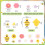 Resin Daisy Bee Cabochons 100 pcs 10 styles 4