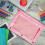 3-Ring Binder Pouch Transparent Zipper Large Capacity 6