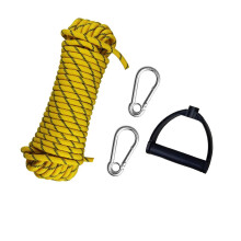 Water Skiing Rope Nylon with Handle and Carabiner Buckles