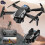 WIZUTIZ foldable drone dual 1080P HD camera 2