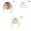 Flequillo postizo de cabello humano para mujer 5