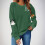 Dames Halloween-sweatshirt met griezelige spookprint, oversized model. 2