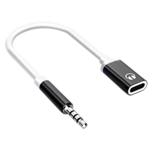 USB-C naar 3,5 mm hoofdtelefoonadapter stereo