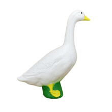 Figurka białej gęsi z Gaggleville, 18 cm