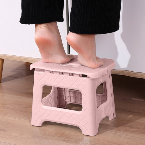 Folding Step Stool Plastic with Handle 1