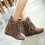 Women's Ankle Boots Mid Heel Pointed Toe Slip-on 38 2