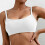 Women's Adjustable Square-Neck Wireless Yoga Bra White S 2