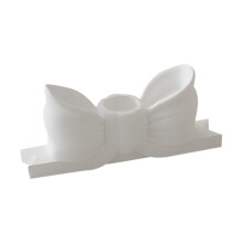 Elegant Bow Candle Holder, Aromatherapy Candle Decor For Home Spa, Viral Candle Accessory, Luxury Pillar Candle Stand For Women