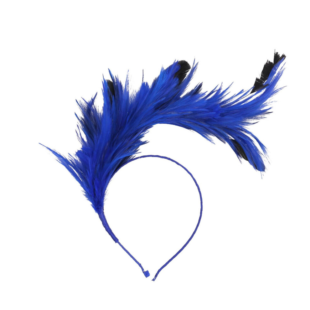 Women's Retro Feather Headband Adjustable Elastic