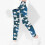 Piger camouflage leggings højtaljede, elastiske, bløde, blå4 4