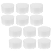 Finger Pads Transparent Round Office Supply 12 pcs