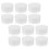 Finger Pads Transparent Round Office Supply 12 pcs 1