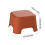 Tabouret en plastique empilable, escabeau compact antidérapant 3