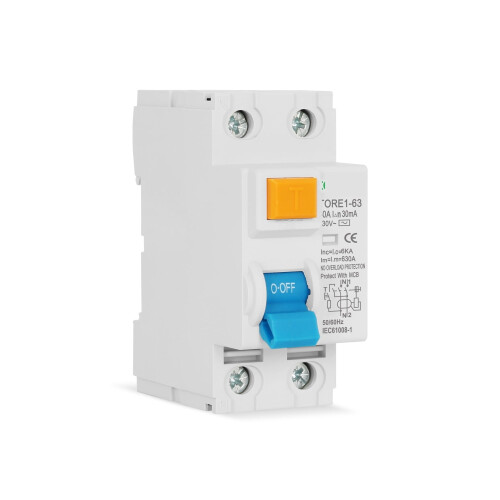 2P16A63A10mA30mA100mA6KA RCCB RCD230V Ηλεκτρομηχανικός διακόπτης διαφορικής ασφάλειας 2