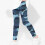 Piger camouflage leggings højtaljede, elastiske, bløde blå5 4