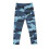 Piger camouflage leggings højtaljede, elastiske, bløde blå5 5