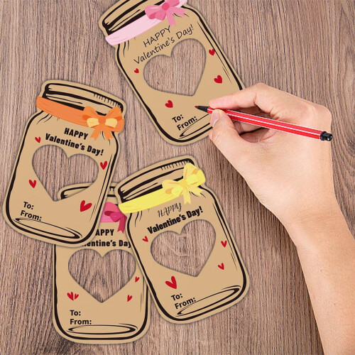 Valentine's Day Greeting Card Set Romantic Assorted 12-Pack