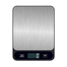 Balance de cuisine numérique 10 kg (22 lb 1 g) en acier inoxydable de précision