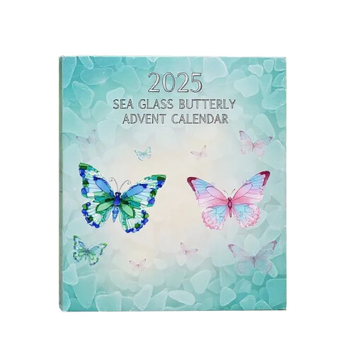 Ημερολόγιο Advent Butterfly2025Ακρυλικό 24ήμερο ντεκόρ
