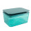 Distributeur de lingettes portable avec couvercle, bleu, taille standard 1