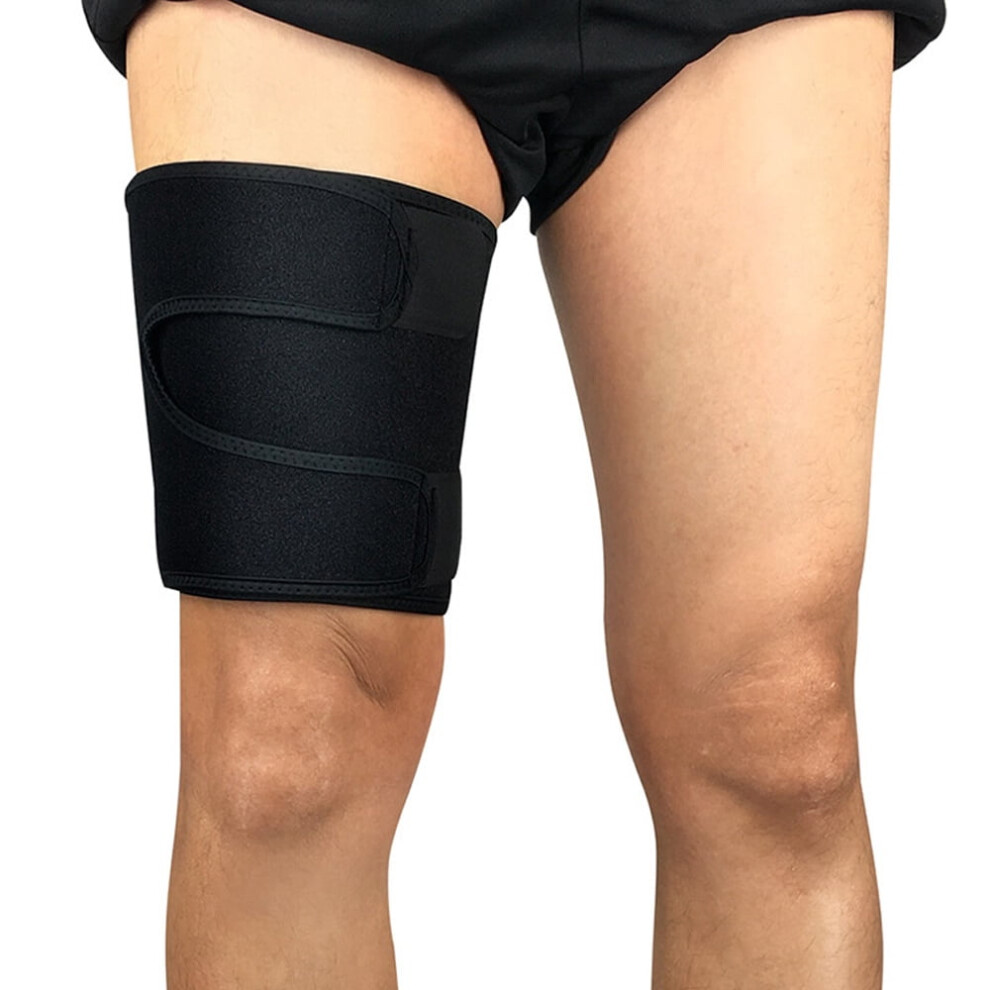 Thigh Support Wrap with Adjustable Compression