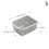 Stainless Steel Rectangular Food Storage Tray with Cover 1