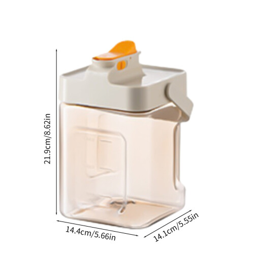 Fridge Drink Dispenser with Spigot and Leak-Proof Lid 2