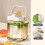 Fridge Drink Dispenser with Spigot and Leak-Proof Lid 5