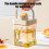 Fridge Drink Dispenser with Spigot and Leak-Proof Lid 6