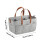 Diaper Caddy Organizer Felt Portable Gray 1 Pack 7