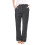 Women's Cargo Pants Cotton Hemp Drawstring Dark Gray 4X 1