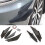 Karbonfiber støtfanger foran Canards splittersett 4 stk 2
