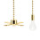 12 Inch Ceiling Fan Pull Chain with 3 mm Frosted Bulb and 1