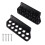 Wall Hanging Arrow Rack Black ABS 1 Pair 1