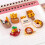 Food-Shaped Fridge Magnets Educational Toy Set 4