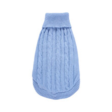 Dog Sweater Knitted Hoodie with Pocket for Small Breeds