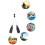 Kayak Paddles Heavy Duty Detachable 2-Pack 7