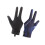 Pool Gloves Left Hand Blue Separate Fingers 2