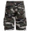 Bermuda cargo de camuflaje informal para hombre 5