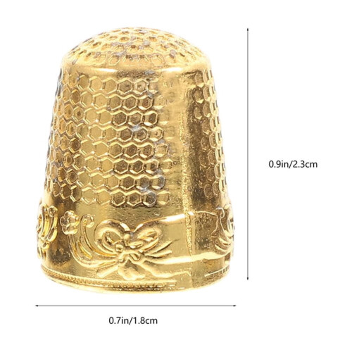 Hand Sewing Thimble Copper Assorted Colors 4 Pieces 1