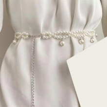 Pearl Waist Accessory Elegant Pearl Belt for Girls