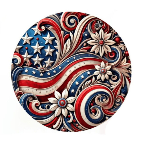 Independence Day Wall Decor Patriotic Hanging Pendant 12