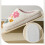 Home Slippers Fleece-Lined Round Toe Size US 7.5 7
