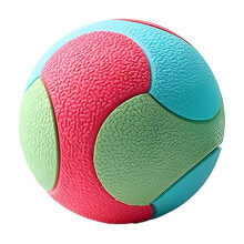 Dog Rubber Ball Natural Rubber 2.95 inch Squeaky Flexible