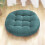 Coussin de sol rond de méditation en velours côtelé (1 pièce) 6