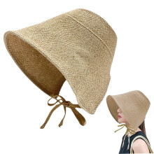 Women's Vintage Sun Bonnet Cotton-Linen Visor UV Protection